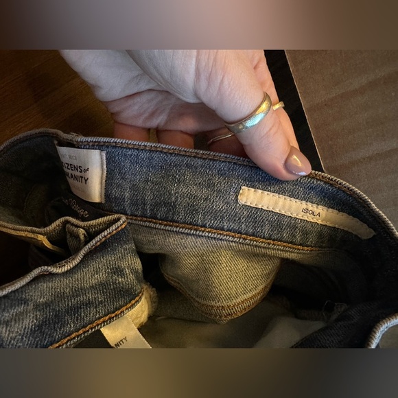 Citizens of Humanity Isola high rise straight slim crop jeans size 27 2083-1591 - Picture 2 of 6